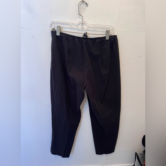 Eileen Fisher Washable Stretch Pant Black Medium - Picture 3 of 3